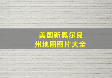 美国新奥尔良州地图图片大全