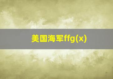 美国海军ffg(x)