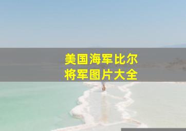 美国海军比尔将军图片大全