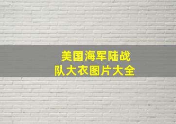 美国海军陆战队大衣图片大全