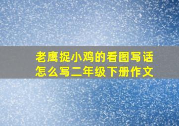 老鹰捉小鸡的看图写话怎么写二年级下册作文