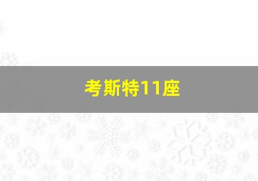 考斯特11座