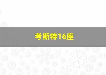 考斯特16座