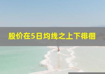 股价在5日均线之上下徘徊