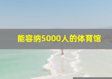 能容纳5000人的体育馆