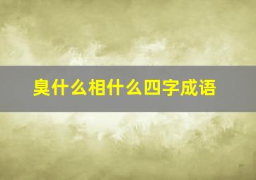 臭什么相什么四字成语