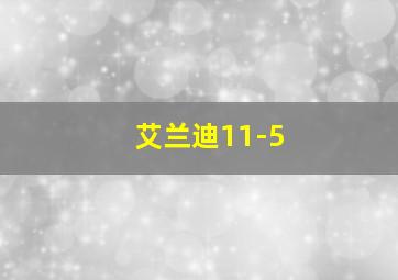 艾兰迪11-5