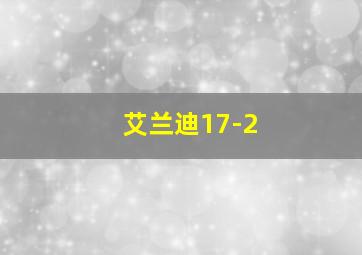 艾兰迪17-2