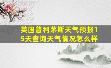 英国普利茅斯天气预报15天查询天气情况怎么样