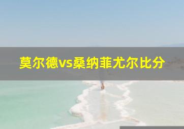 莫尔德vs桑纳菲尤尔比分