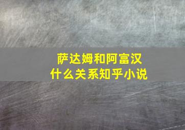 萨达姆和阿富汉什么关系知乎小说