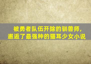 被勇者队伍开除的驯兽师,邂逅了最强种的猫耳少女小说