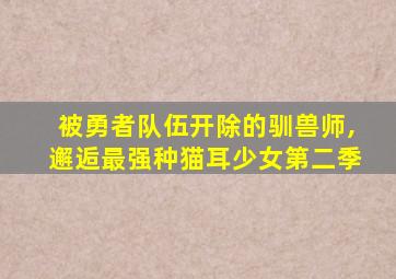 被勇者队伍开除的驯兽师,邂逅最强种猫耳少女第二季