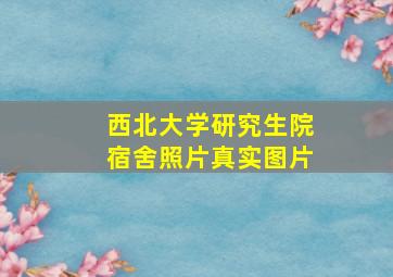 西北大学研究生院宿舍照片真实图片