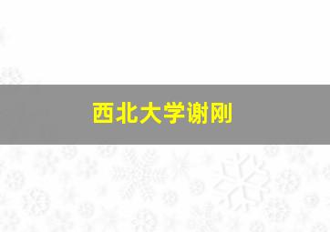 西北大学谢刚