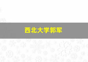 西北大学郭军