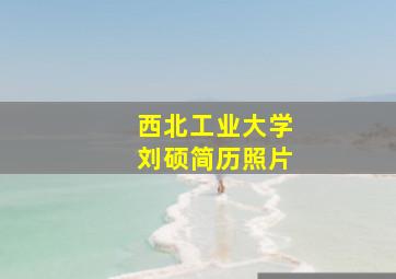 西北工业大学刘硕简历照片