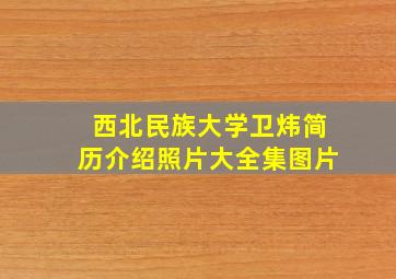 西北民族大学卫炜简历介绍照片大全集图片