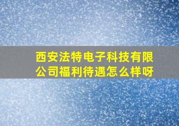 西安法特电子科技有限公司福利待遇怎么样呀