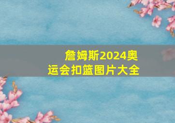 詹姆斯2024奥运会扣篮图片大全