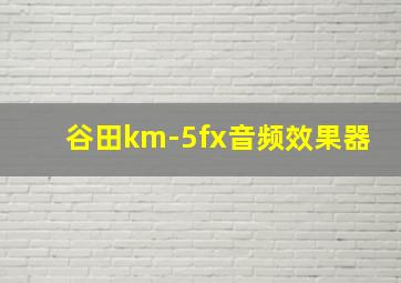 谷田km-5fx音频效果器