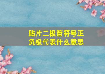 贴片二极管符号正负极代表什么意思