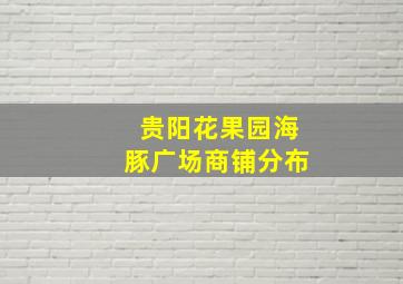 贵阳花果园海豚广场商铺分布