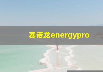 赛诺龙energypro