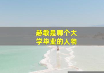 赫敏是哪个大学毕业的人物