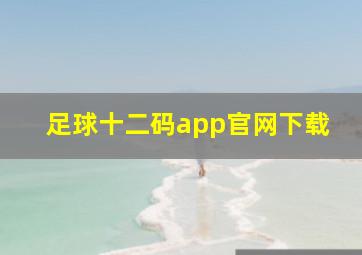 足球十二码app官网下载