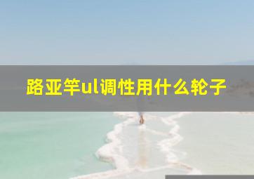 路亚竿ul调性用什么轮子