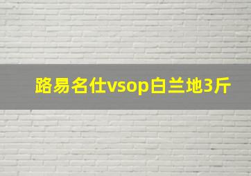 路易名仕vsop白兰地3斤