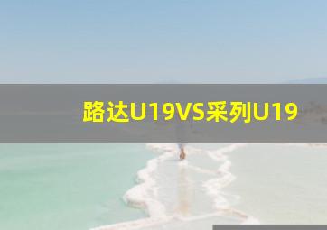 路达U19VS采列U19