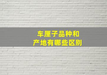 车厘子品种和产地有哪些区别