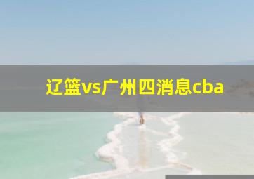 辽篮vs广州四消息cba