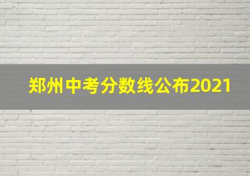 郑州中考分数线公布2021