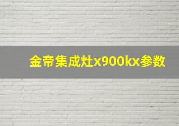 金帝集成灶x900kx参数