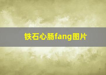 铁石心肠fang图片