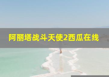 阿丽塔战斗天使2西瓜在线