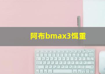 阿布bmax3饵重