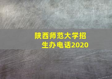 陕西师范大学招生办电话2020