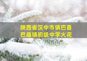 陕西省汉中市镇巴县巴庙镇初级中学火花