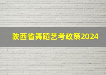 陕西省舞蹈艺考政策2024