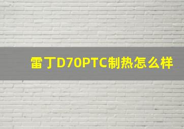 雷丁D70PTC制热怎么样