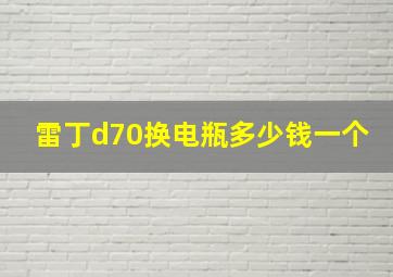 雷丁d70换电瓶多少钱一个