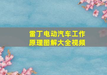 雷丁电动汽车工作原理图解大全视频