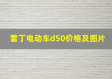 雷丁电动车d50价格及图片