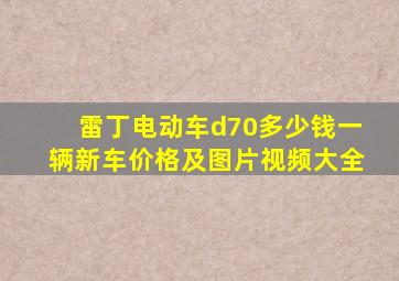 雷丁电动车d70多少钱一辆新车价格及图片视频大全