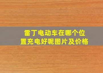 雷丁电动车在哪个位置充电好呢图片及价格