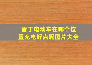 雷丁电动车在哪个位置充电好点呢图片大全